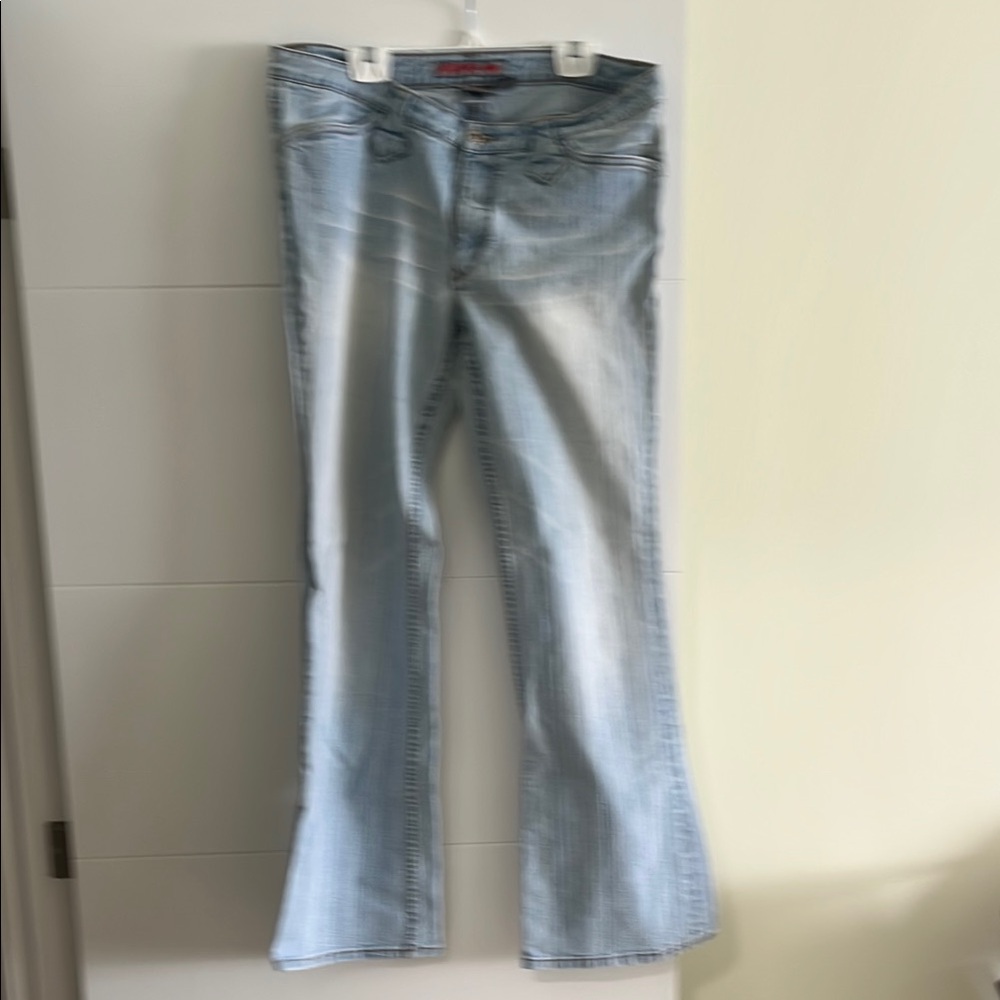 Parasuco Blue Flare Wide Leg Jeans